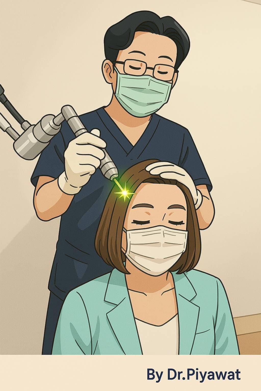 Mechanisms of Hair Stimulation Using Fractional Laser for Androgenetic Alopecia(TH)
