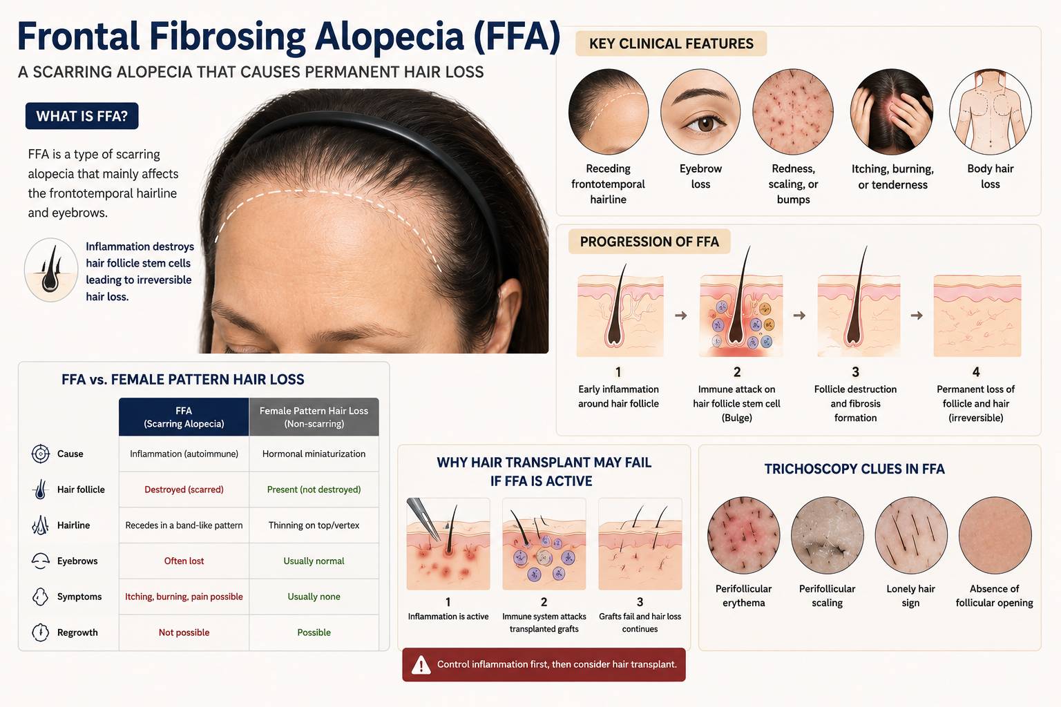 Frontal Fibrosing Alopecia (FFA) คืออะไร?