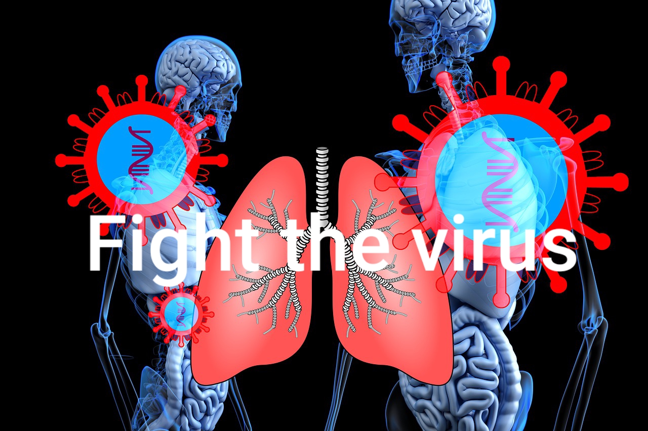 ウイルスとの戦い Fight the virus