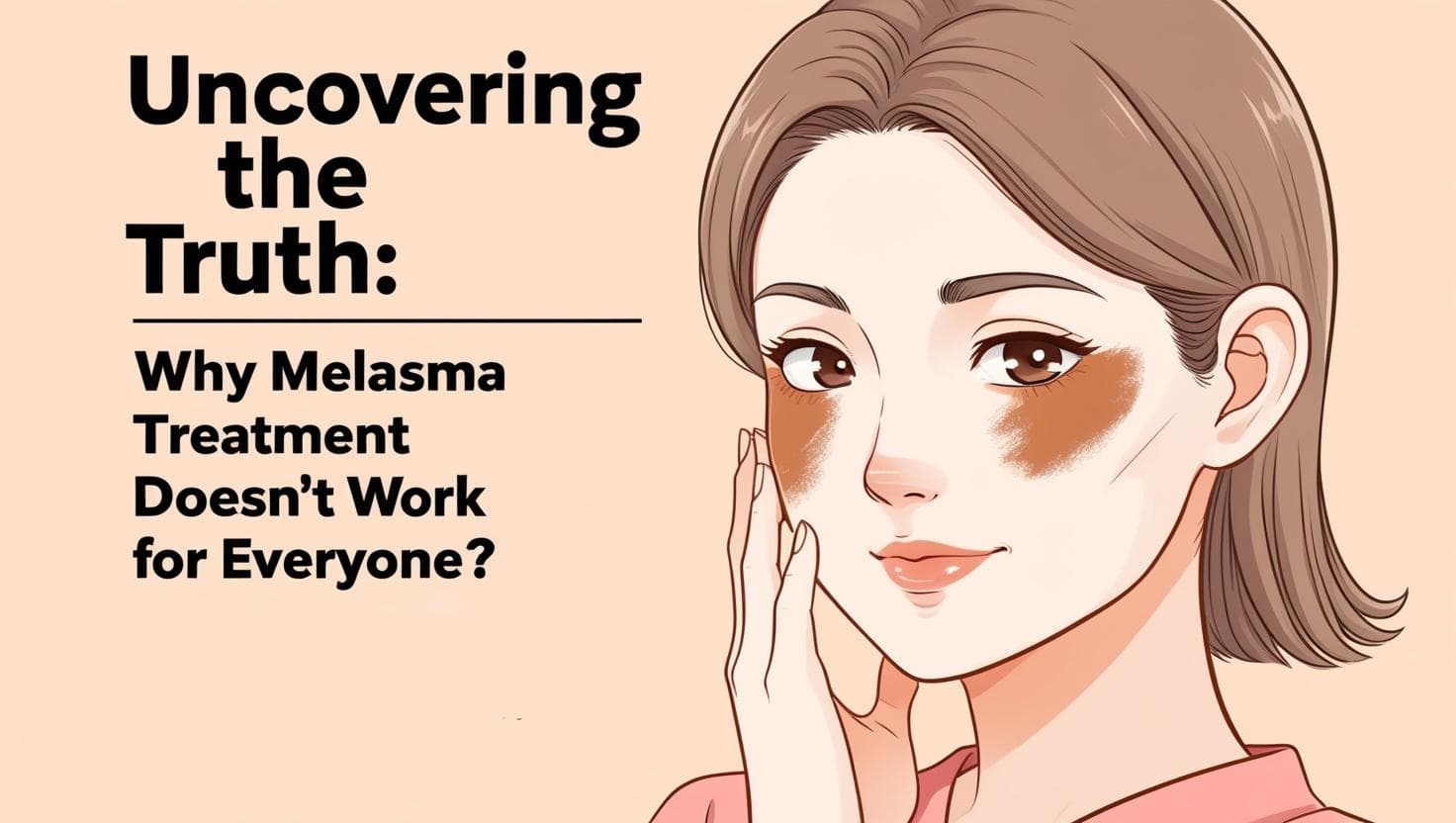 真実を公開:なぜシミ治療はすべての人に効果がないのか?(Melasma Jp)