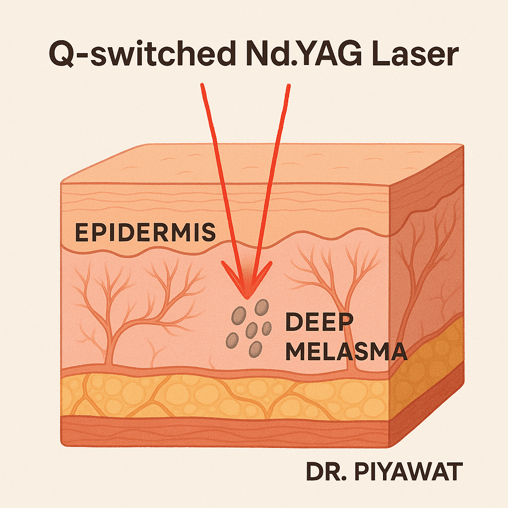 Why Q-switched Nd:YAG Laser Is Ideal for Treating Deep Melasma? Jp